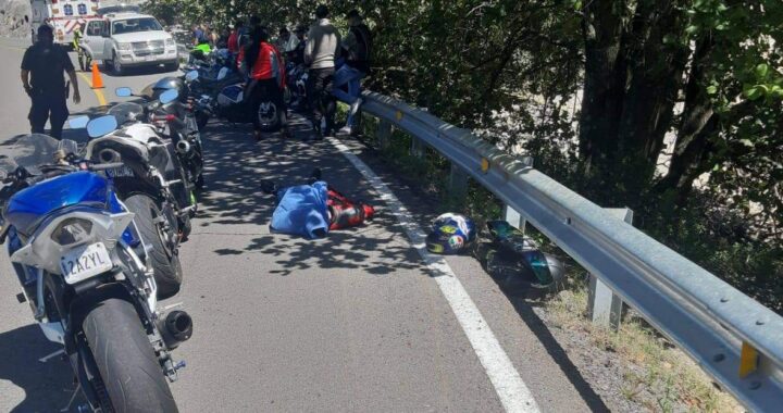 Muere motociclista en la Sierra