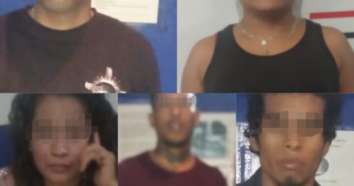 Detienen a cinco sospechosos