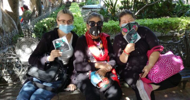 Dan bienvenida al turismo en Guanajuato con cubre bocas