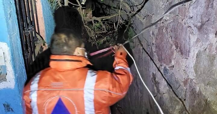 Causa estragos ventarrón