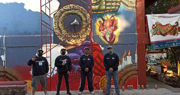 TRAEN IEC Y CEARG ARTE URBANO A GUANAJUATO