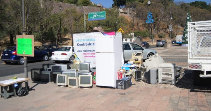 Reciclan 24 toneladas de basura electrónica
