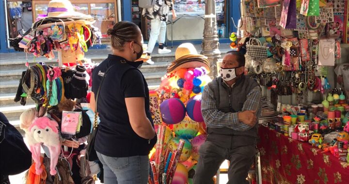 Realizan operativo cubre bocas en mercados y lugares turísticos