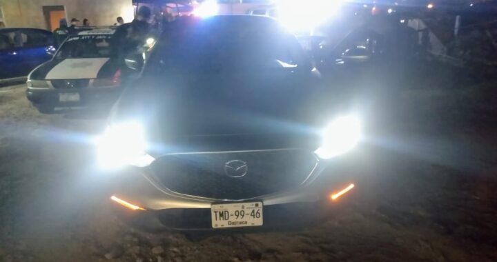 Hombres armados escapan del Operativo Alcoholímetro