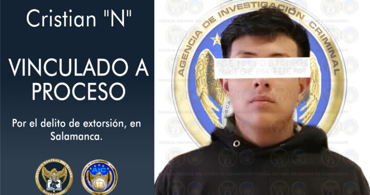 Detienen a extorsionador  de Salamanca