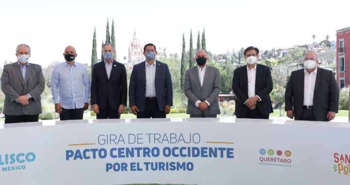 Pacto Centro Occidente promueve actividad turística de 6 estados