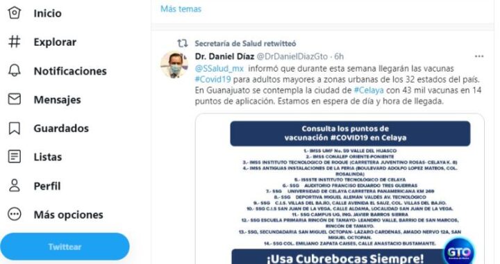 Celaya recibirá 43 mil dosis de vacuna contra el Covid