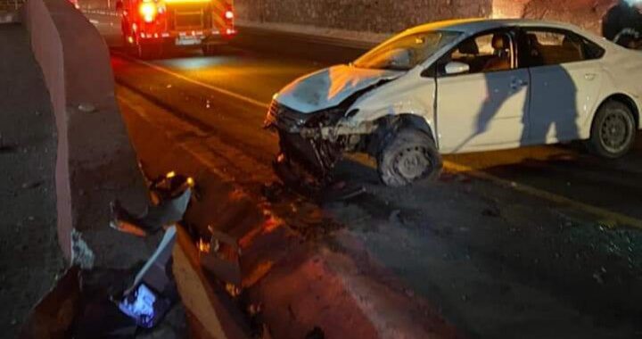 Salen tres lesionados en accidentes