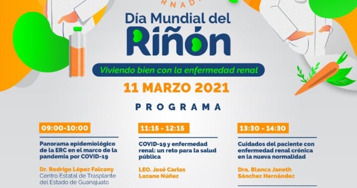 UG invita a las Quintas Jornadas del Día Mundial del Riñón