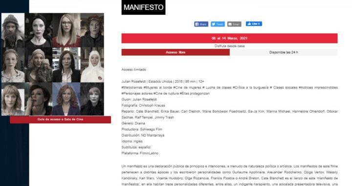 CINE CLUB UG EN LÍNEA