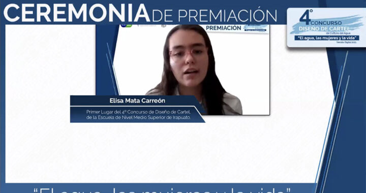 Realizan premiación del 4º Concurso Diseño de Cartel, de Cultura del Agua, “El agua, las mujeres y la vida” del CNMS UG