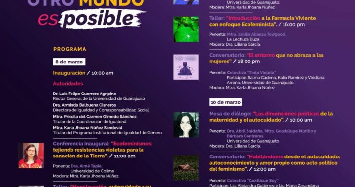 UG REALIZARÁ «OTRO MUNDO ES POSIBLE»