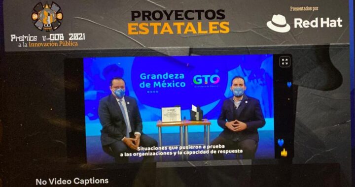 Recibe Guanajuato premio ‘u-GOB 2021’