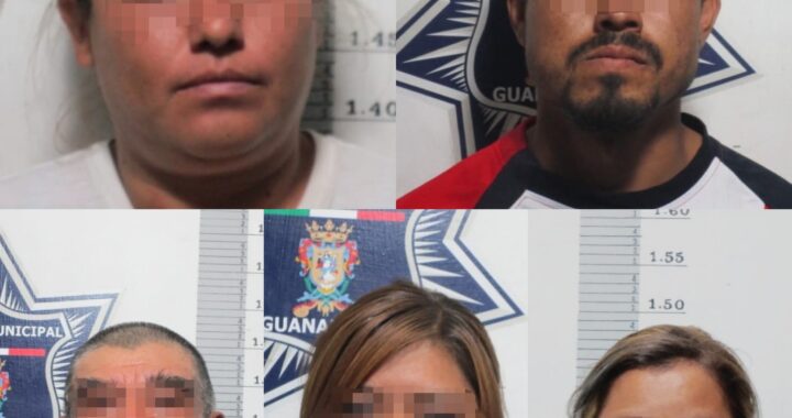 Detienen a hombres y mujeres por riña