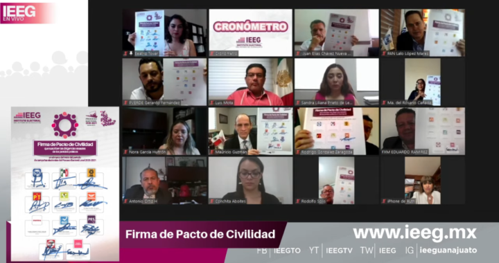 Firman partidos políticos pacto de civilidad