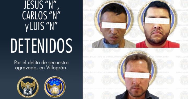 Detienen a líder criminal junto con su grupo delincuencial