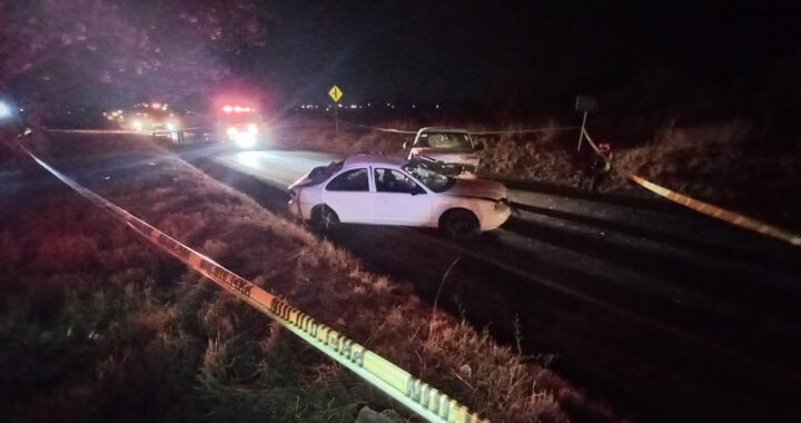 Cuatro heridos y un fallecido en accidente carretero