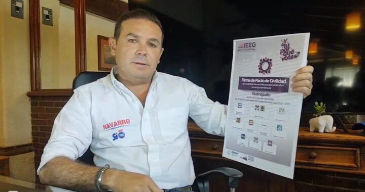 Firma Navarro pacto de civilidad