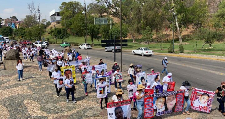 Llega caravana de búsqueda de desaparecidos a la capital