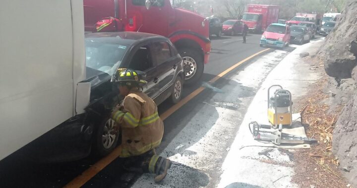 Tres accidentes viales en un día y una mujer herida