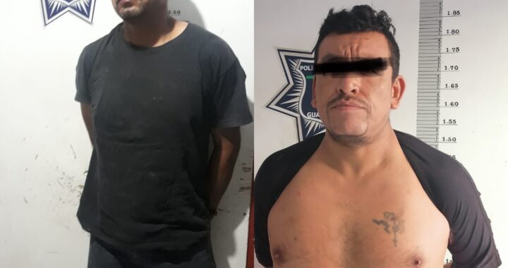 Detienen a dos por agredir a sus parejas