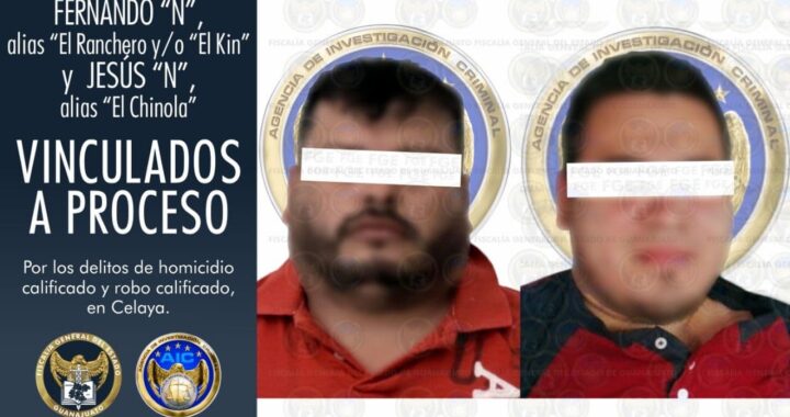 Vinculan a proceso a jefes criminales