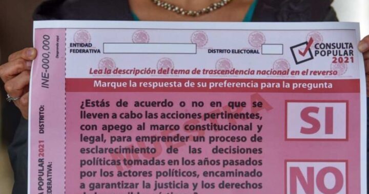 Pregunta original de la consulta popular violentaba la presunción de inocencia