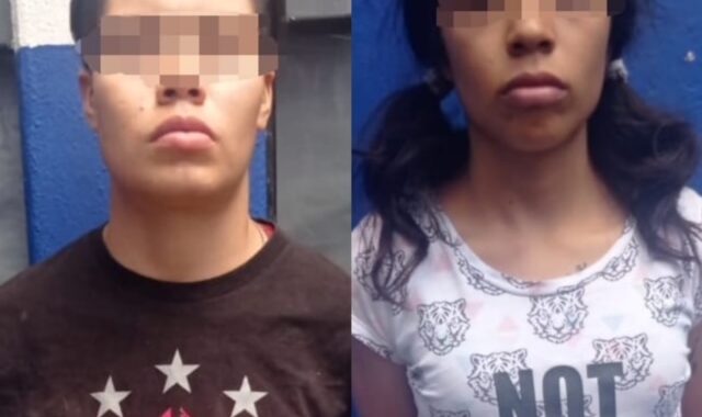 Pareja detenida por robo en Valenciana