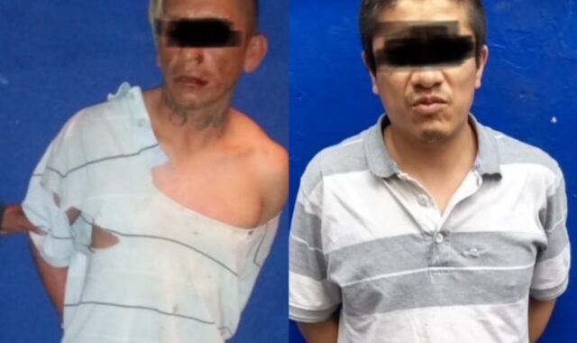 Detienen a dos por agresivos