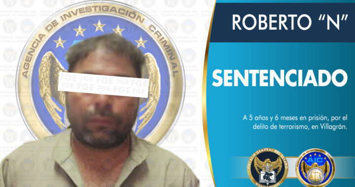 Condena de prisión a hombre que realizó terrorismo en Guanjuato, quemó una plataforma para tracto camión