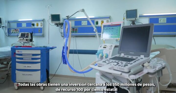 Invierte gobierno estatal 350MDP en infraestructura para la salud