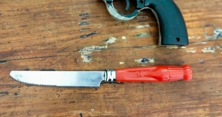 Intentaba robar con arma de juguete