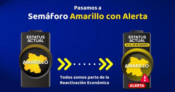 Anuncian semáforo amarillo con alerta para la siguiente semana