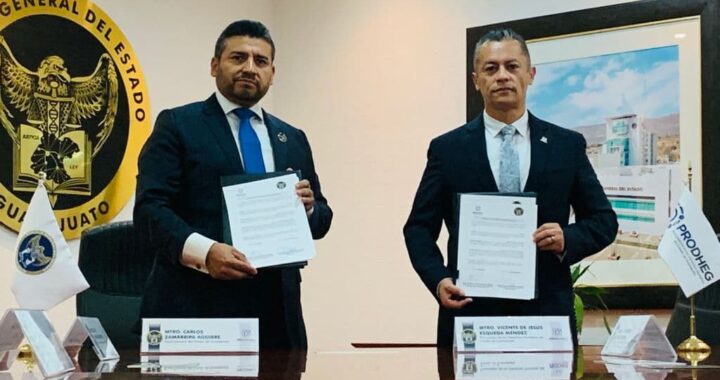 Firman convenio de colaboración la Fiscalía y la Procuraduría de los Derechos Humanos