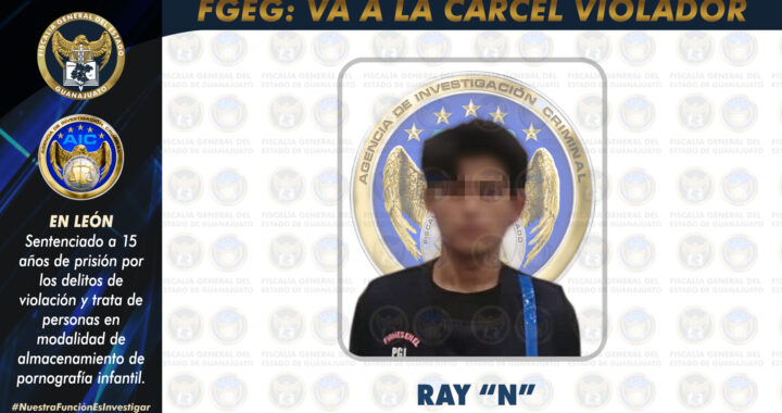 Violador pasará 15 años en prisión