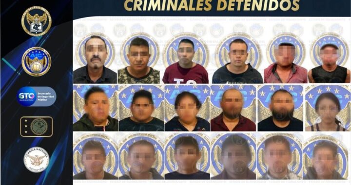 Detienen al ‘M1’, líder de un grupo criminal