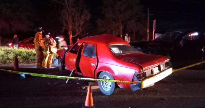 Muere mujer en choque