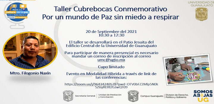 Imparte UG taller artístico en encuentro internacional “Hacia una cultura de la paz”