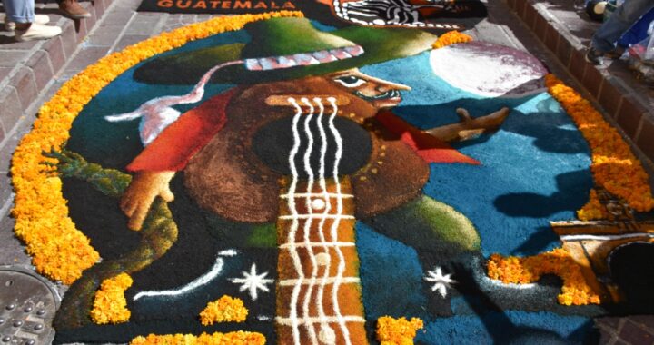 Realizan tapete de la muerte, hubo talento local, nacional e internacional