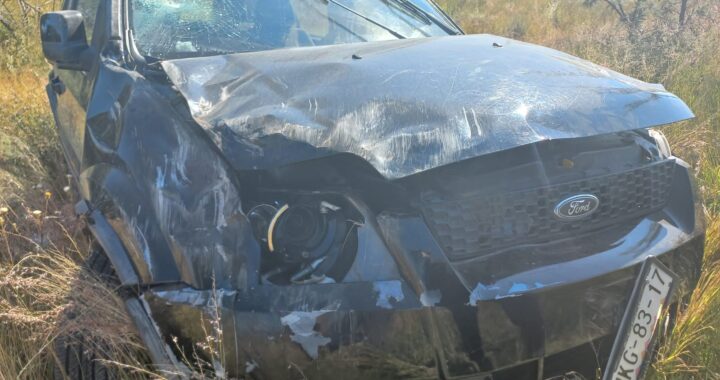 Se accidentan mujeres