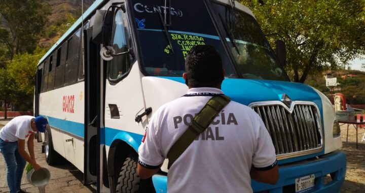 Arranca tercera revista mecánica a transporte público de la capital