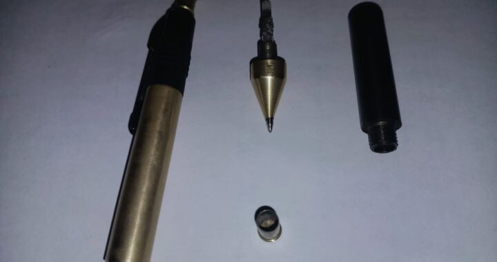 Usaba arma de fuego en forma de bolígrafo