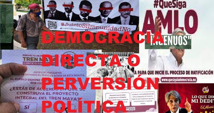 La consulta de revocación de mandato: se ciudadaniza o se pervierte