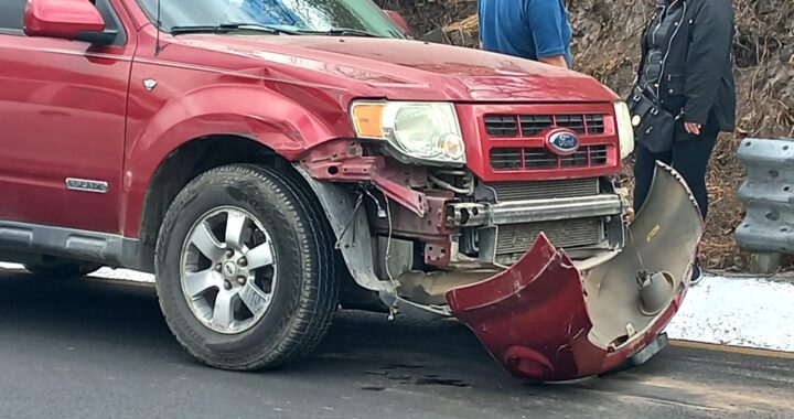 Doble choque en las curvas peligrosas