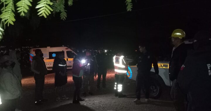 Rescatan a joven herido en La Bufa