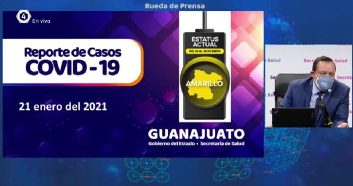 Guanajuato regresa al semáforo amarillo la siguiente semana
