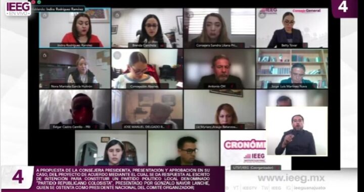 Recibe IEEG otra solicitud para conformar un partido político estatal
