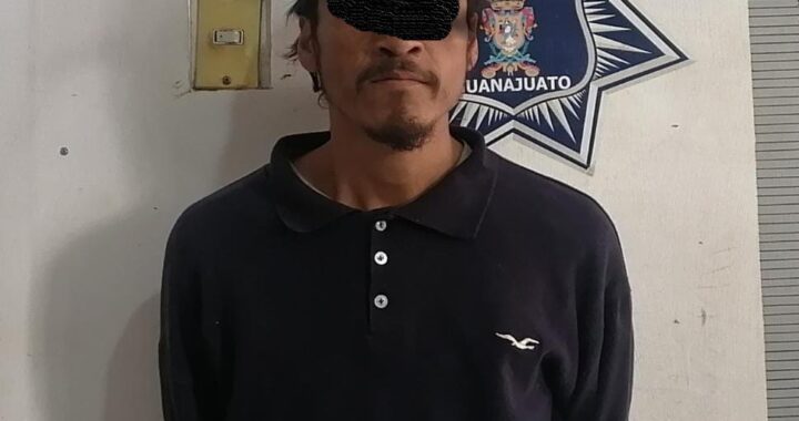 Detienen a supuesto ladrón de cilindro