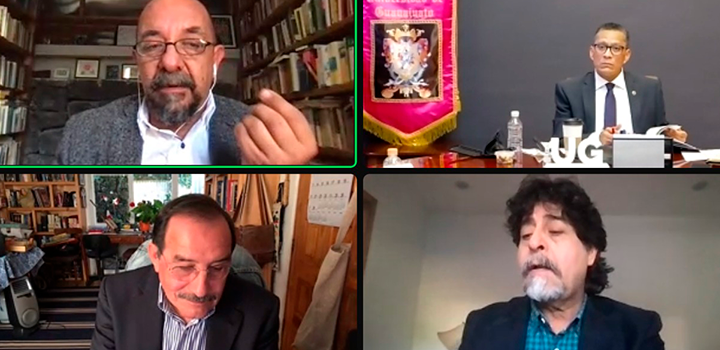 Rector General de la UG participa en diálogo sobre la trascendencia de la autonomía universitaria