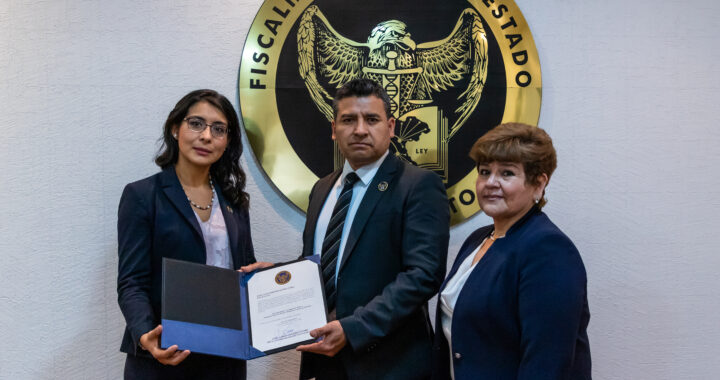 Designan a Lucía Acosta como titular de la Fiscalía Especializada en Investigación de Delitos de Desaparición Forzada